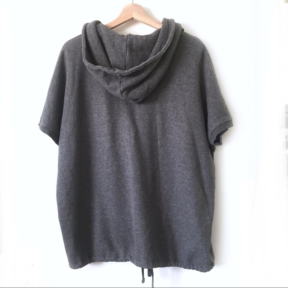 James Perse Gray Poncho Hoodie - Picture 6 of 8